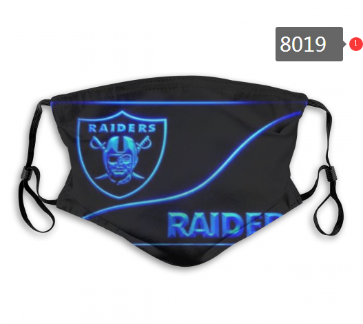 NFL 2020 Oakland Raiders #14 Dust mask with filter